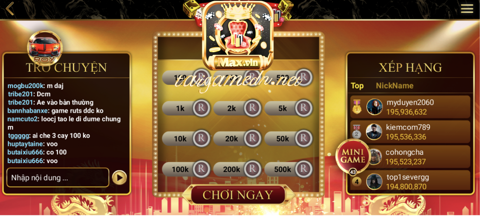 Game bài ba cây tại Maxvin