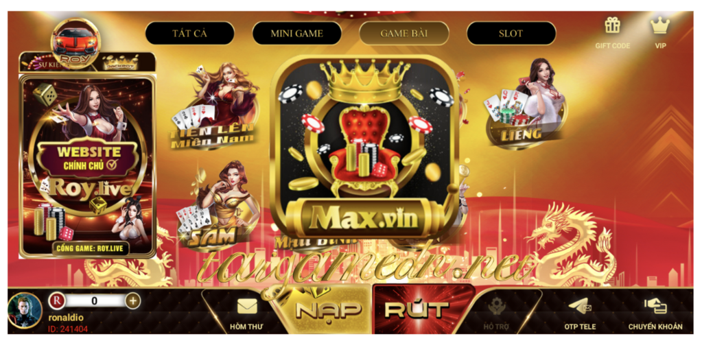 Cổng game hợp pháp Maxvin