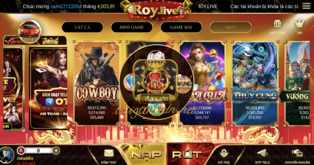 game Slot tại Maxvin